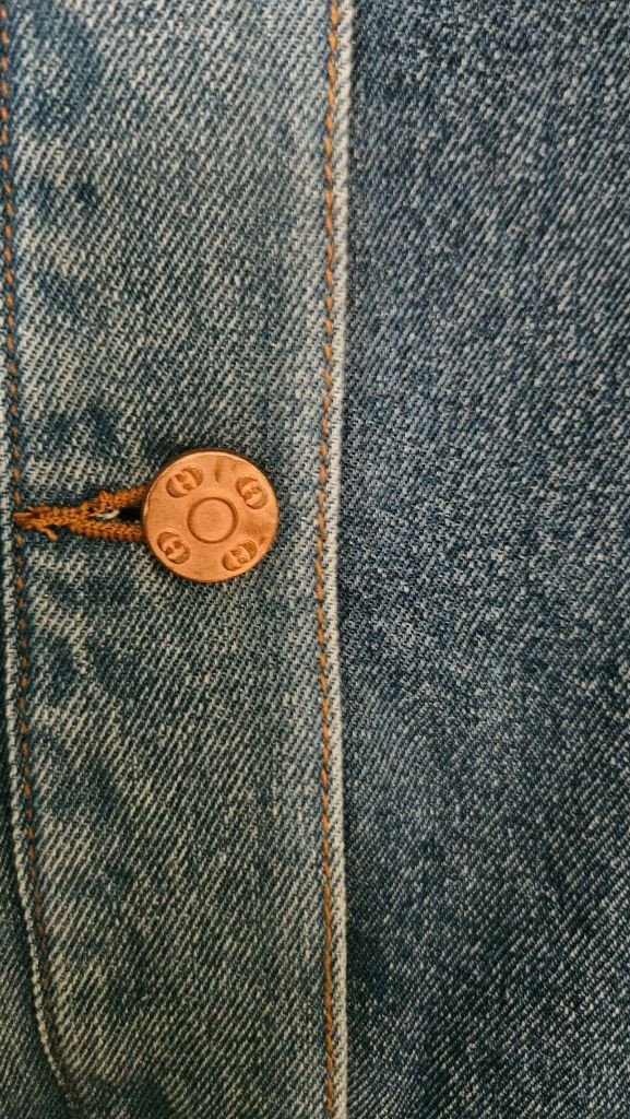 럭키슈에뜨 배색 데님 자켓 FREE 이미지