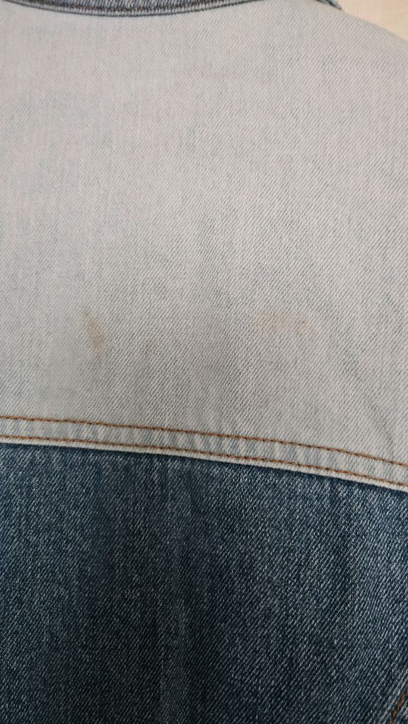 럭키슈에뜨 배색 데님 자켓 FREE 이미지