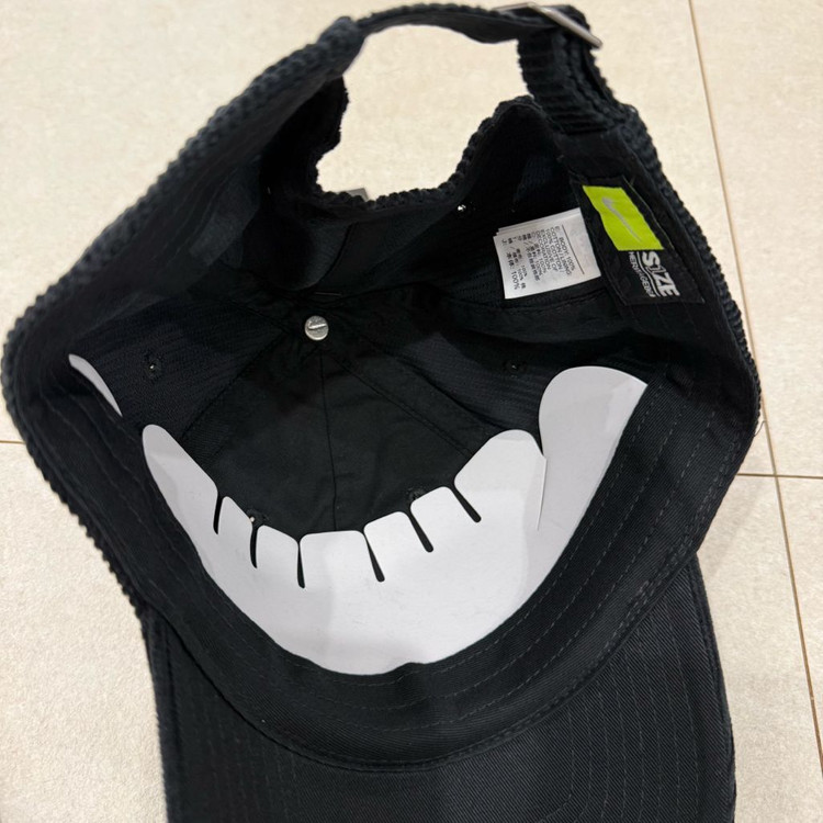 [정품][택달린미시착새상품][단종] 나이키 코듀로이 볼캡 블랙 이미지