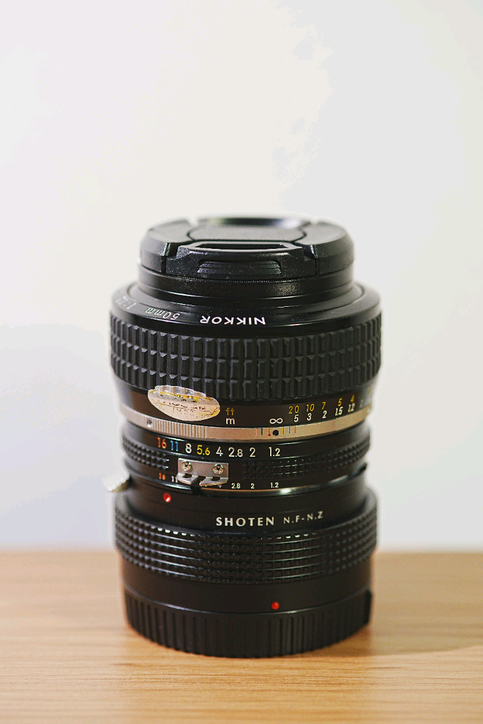 니콘 Nikkor 50mm f1.2 Ais 수동 렌즈 이미지