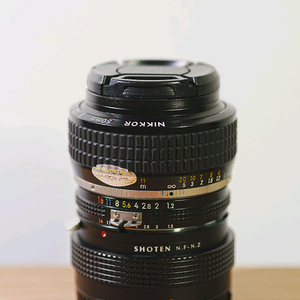 니콘 Nikkor 50mm f1.2 Ais 수동 렌즈 이미지