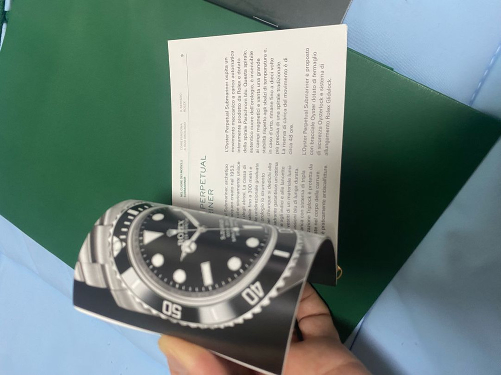 (정품) 로렉스 구형 섭마책자 및 구성품 이미지