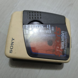 소니 워크맨 WM-FS399 카세트 라디오 부품용 이미지