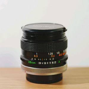 캐논 FD 28mm f2.8 S.C. 수동 렌즈 이미지