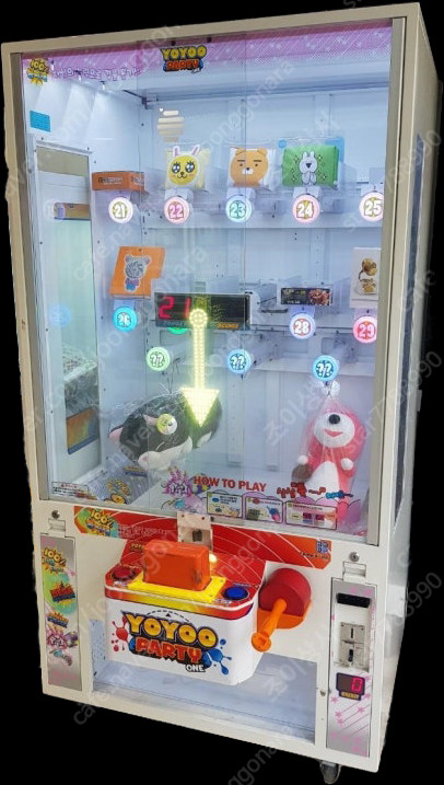 중고오락기 데스파라도 드레곤펀치 요요파티 게임기 인형뽑기기계 이미지