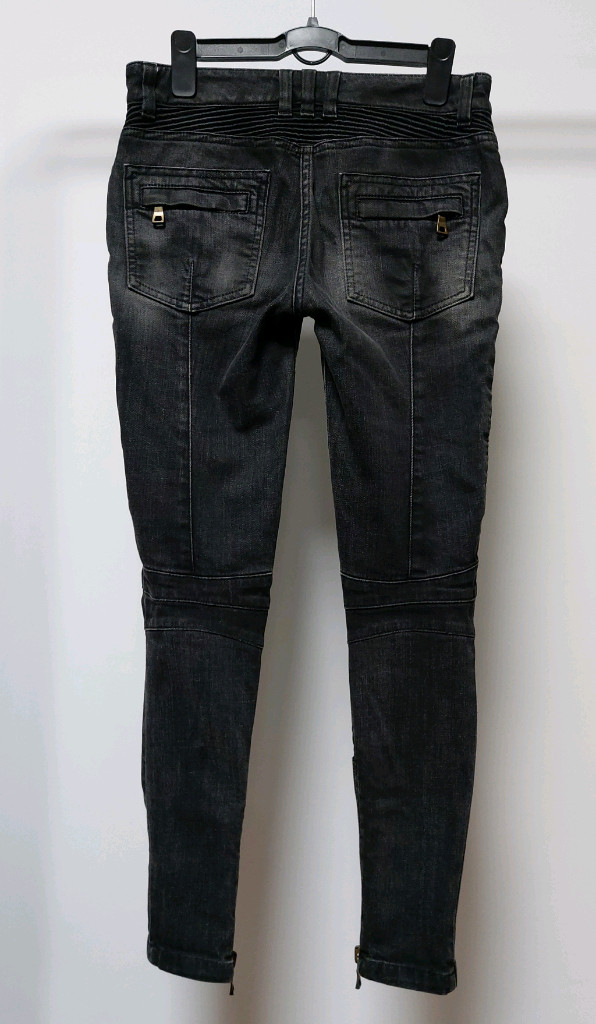 발망 여성 슬림 워싱 바이커진(34사이즈)국내44사이즈 이미지