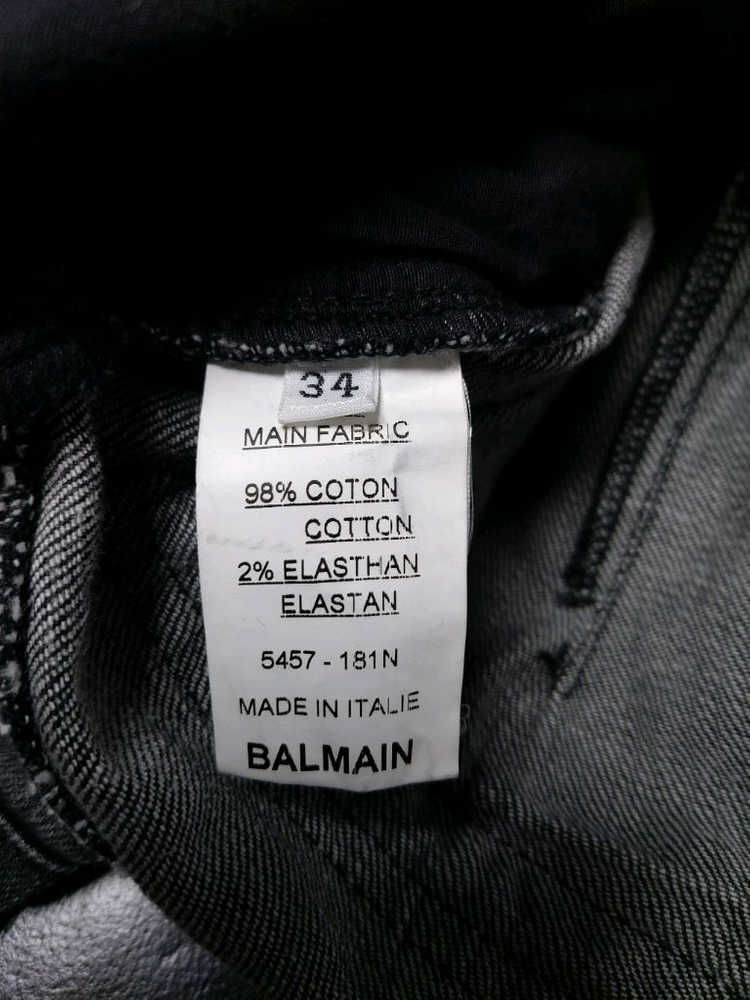 발망 여성 슬림 워싱 바이커진(34사이즈)국내44사이즈 이미지