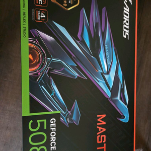 미개봉) 기가바이트 RTX 5080 어로스마스터 그래픽카드 이미지