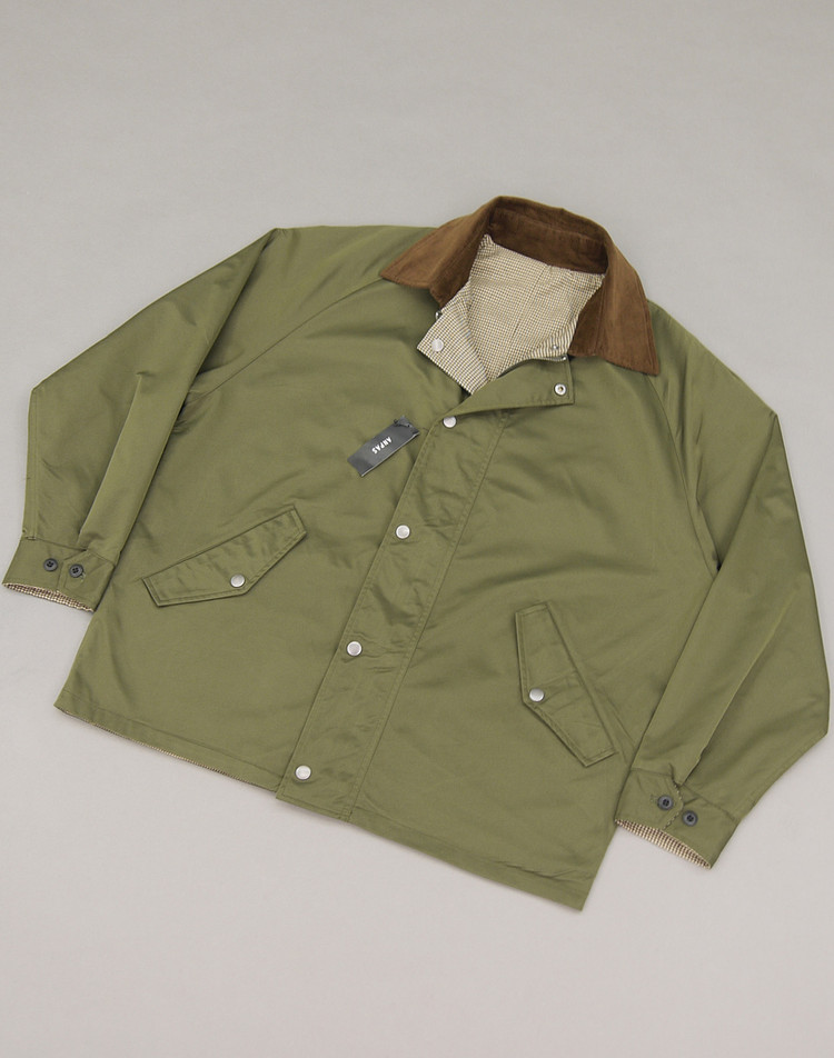 ANPAS 앤파스 2WAY 코듀로이카라 양면 리버시블 헌팅자켓L100 프리즘웍스 에스피오나지 유니폼브릿지 빔즈 바버 이미지