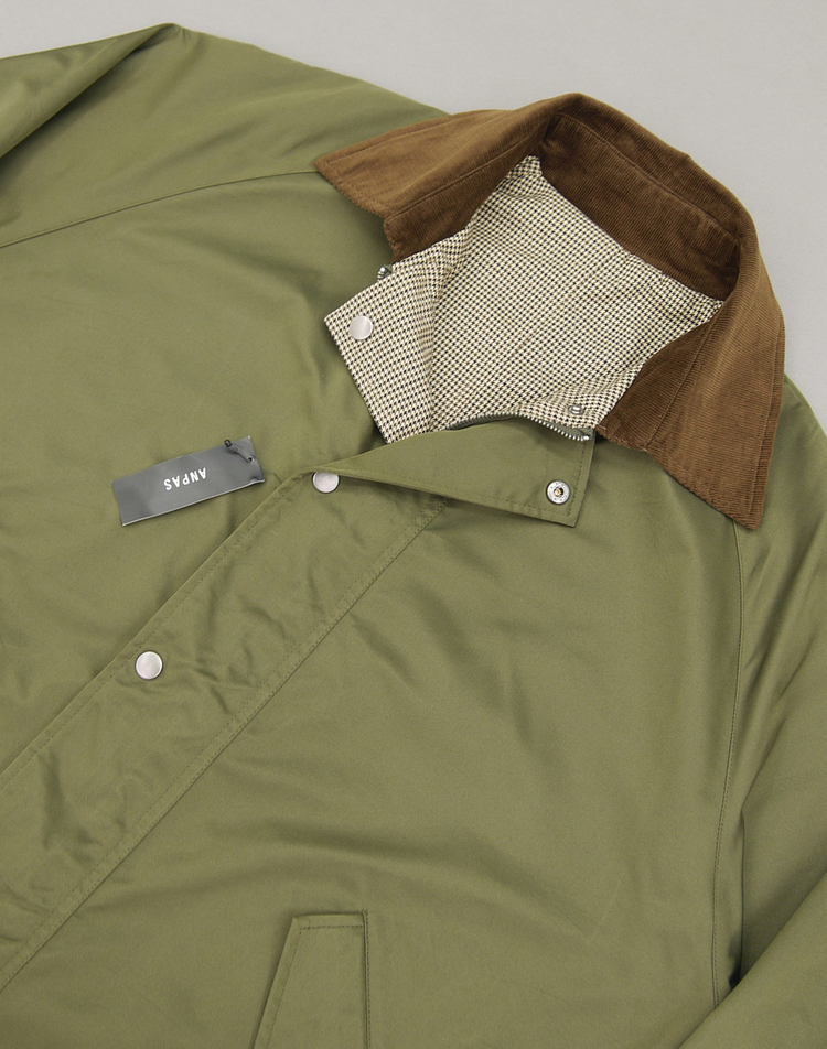 ANPAS 앤파스 2WAY 코듀로이카라 양면 리버시블 헌팅자켓L100 프리즘웍스 에스피오나지 유니폼브릿지 빔즈 바버 이미지