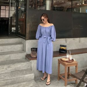 11am 오프숄더 린넨 원피스 이미지