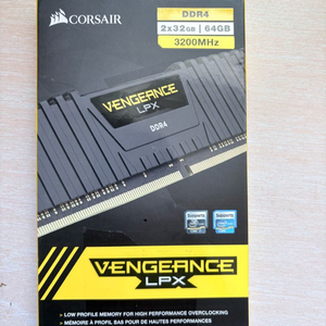 커세어 벤젠스 LPX DDR4 64gb(32gbx2) 새상품 이미지