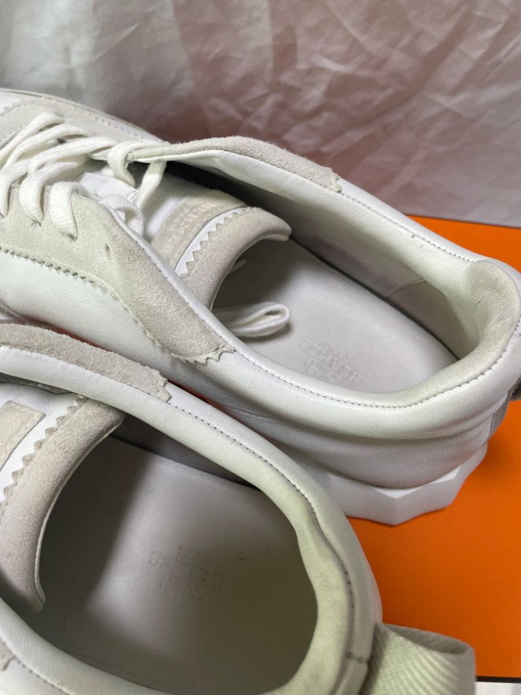 [43] 에르메스 카프스킨 스웨이드 바운싱 스니커즈 이미지