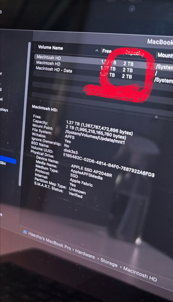 맥북 프로 M1 Max 14인치 CTO(영문자판, 32GB, 2TB) 이미지