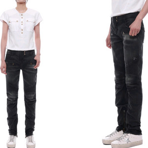 발망 여성 슬림 워싱 바이커진(34사이즈)국내44사이즈 이미지