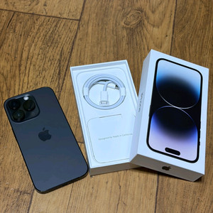 아이폰14프로 스페이스블랙 256G 풀박스판매합니다SS급 이미지