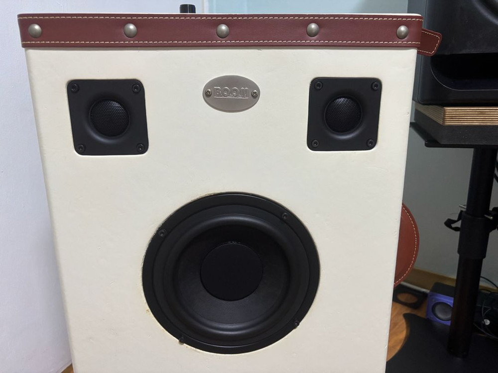 붐 마스터 붐박스 2.1 케리어 형태 블루투스 스피커 이미지