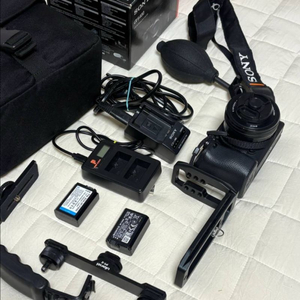 소니 a6400번들킷 풀박스+악세서리풀셋 미러리스 카메라 이미지