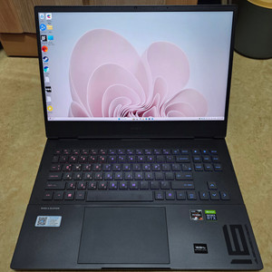 HP오멘16 게이밍노트북 rtx3070ti 램32 추가2테라 이미지