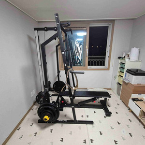 홈짐 운동 헬스기구 FROG 바벨2개 밸트 시트 60mm 바닥매트 전부 50만 판매 이미지