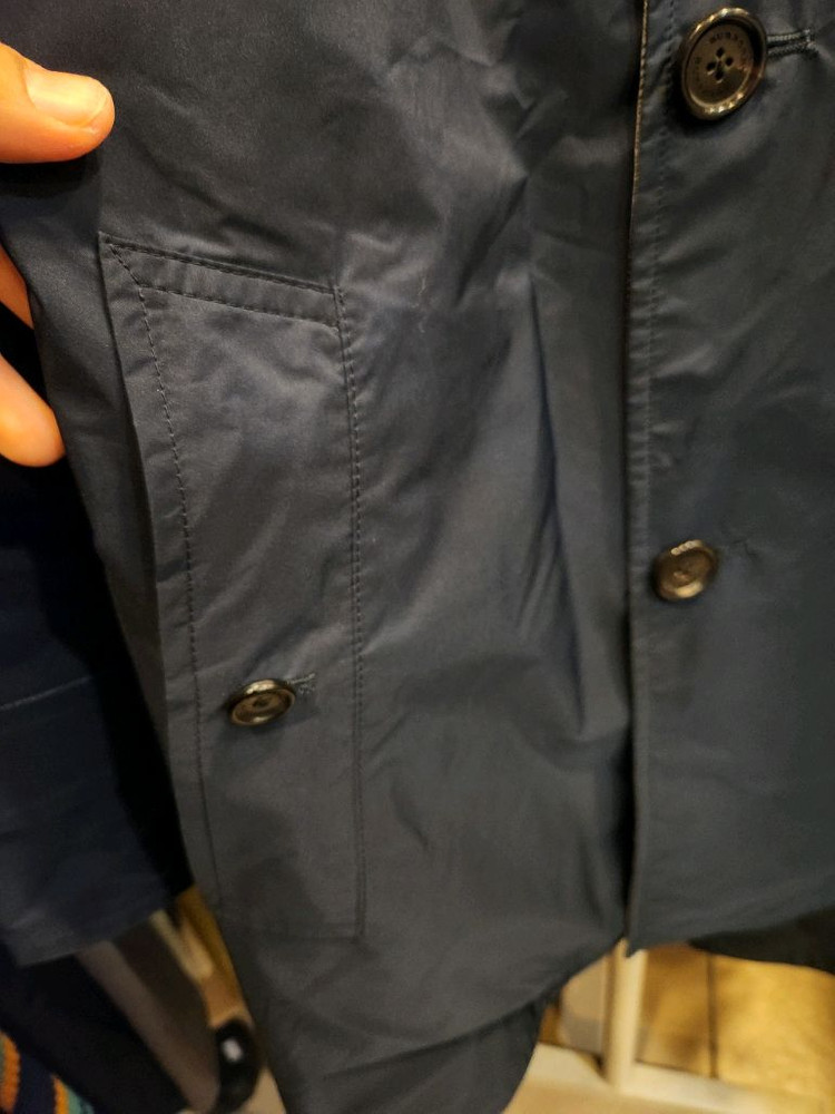 버버리 런던 체크 리버시블 남성코트 이미지