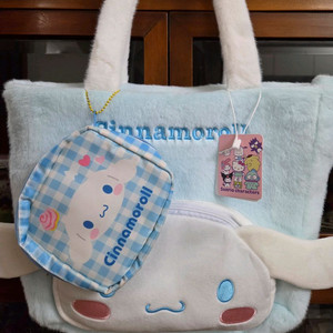 산리오 정품 시나모롤 퍼 숄더가방 새상품 이미지