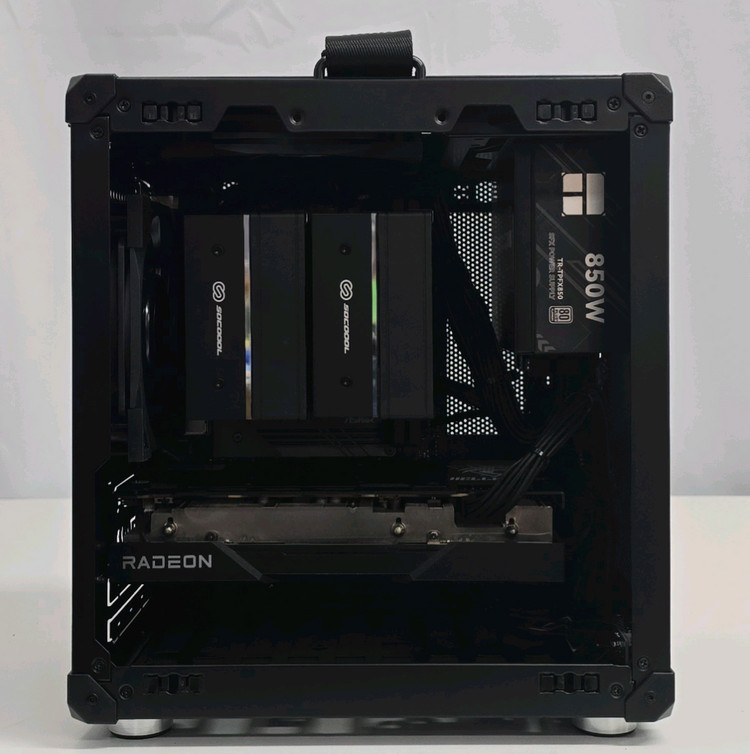 라이젠5600X + RX6600XT 미니PC 컴퓨터 ITX 이미지