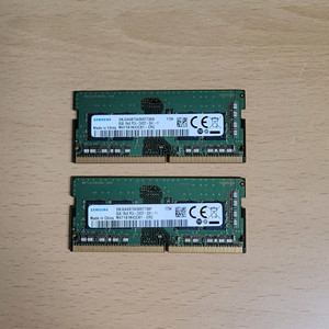삼성 노트북 램 DDR4 8GB 메모리 2개 세트 이미지