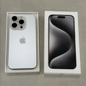 아이폰 15프로 256 화이트 배터리94 이미지