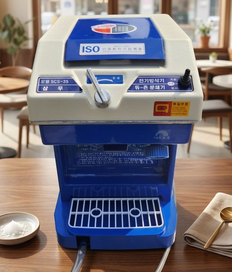 삼우 SCS-35 빙삭기 분쇄기 팥빙수 빙수기 이미지