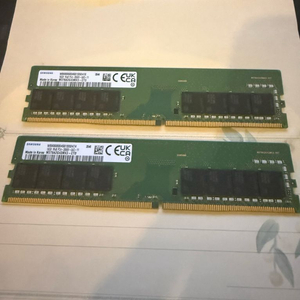 삼성 DDR4 16GB PC4-2666 데스크탑용 램 2개 32기가 이미지