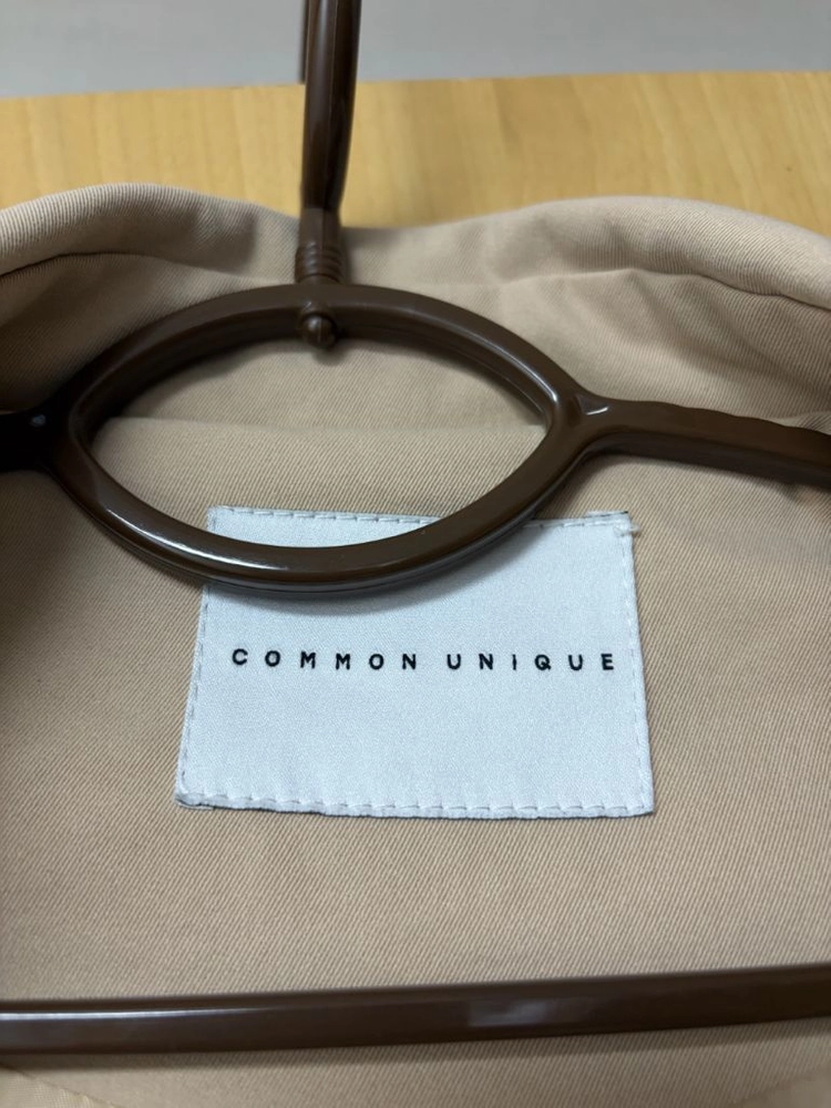 COMMON UNIQUE 커먼유니크 베이지 봄 트렌치 코트 이미지