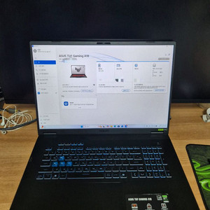 아수스 터프 A18 게이밍 노트북 18인치 32G 1.5TB RTX 5060 윈도우 11 정품 이미지