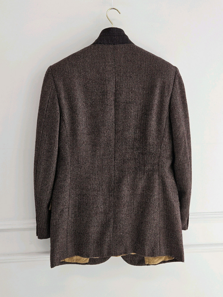 브리오니 램소울 헤링본 블레이저 [ 쿠치넬리 톰포드 로로피아나 에르메스 루이비통 키톤 벨루티 ] 이미지