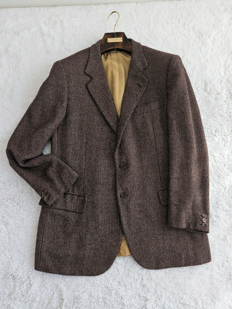 브리오니 램소울 헤링본 블레이저 [ 쿠치넬리 톰포드 로로피아나 에르메스 루이비통 키톤 벨루티 ] 이미지