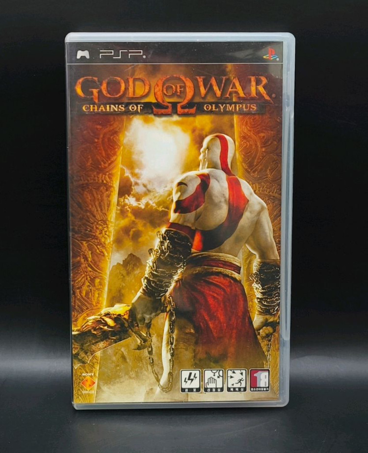PSP 명작 정발 한글 갓오브워 체인 오브 올림푸스 이미지