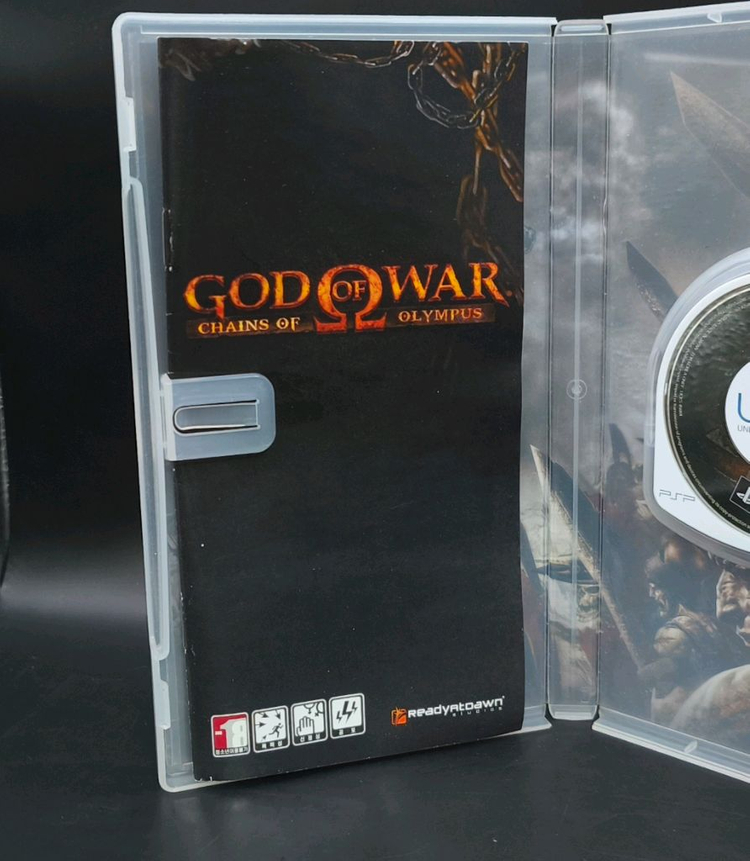 PSP 명작 정발 한글 갓오브워 체인 오브 올림푸스 이미지