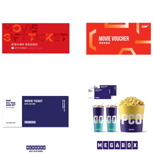 롯데시네마 1인 (9,500원) 메가박스(11,000원) CGV(10,500원)영화예매권 예매합니다 이미지