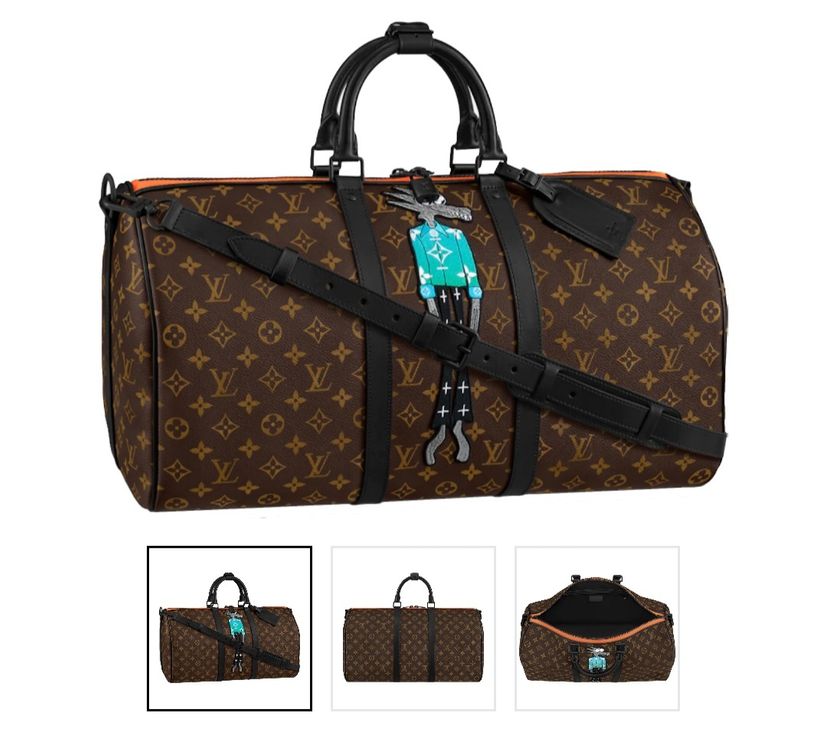 루이비통 버질아블로 한정판 캐릭터 자수 캐릭터 키폴50 (새상품) 이미지