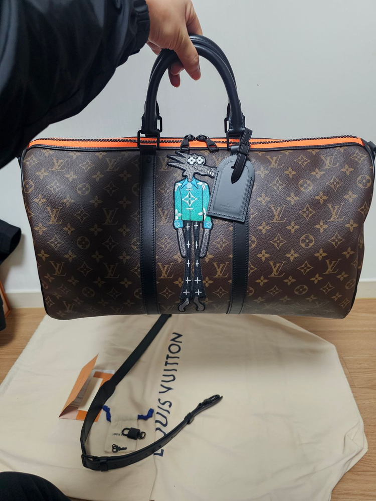 루이비통 버질아블로 한정판 캐릭터 자수 캐릭터 키폴50 (새상품) 이미지