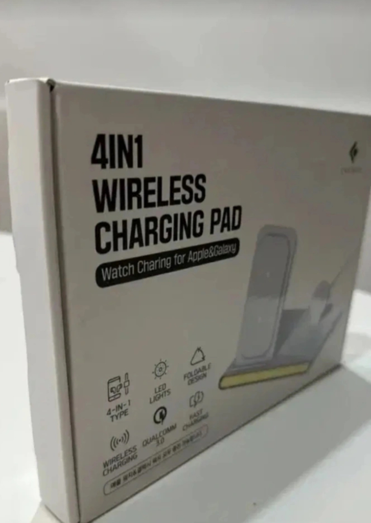 이어맥 4IN1 스마트폰 워치 무선충전 패드 무드등새상픔 이미지