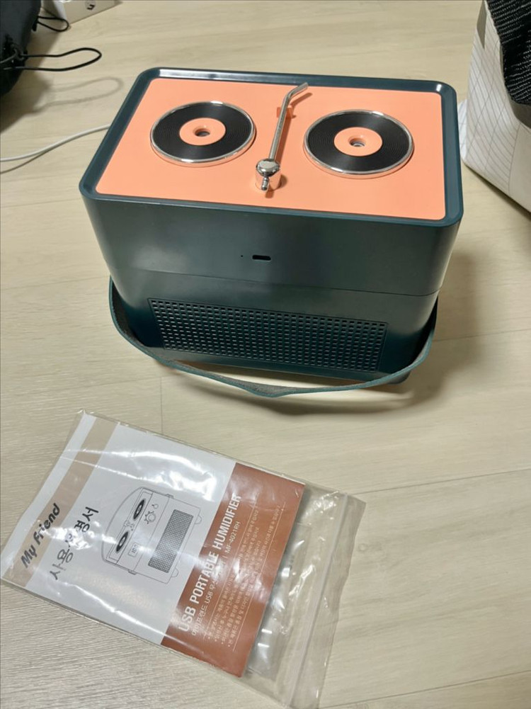 마이프랜드 레트로 듀얼 무선 초음파 가습기 이미지