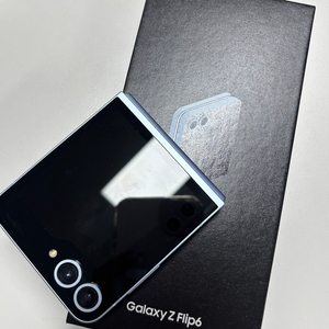 삼성 갤럭시 플립6 256g 블루 ／ 중고폰업무폰저가폰세컨폰공기계게임폰효도폰게임폰알뜰폰 이미지
