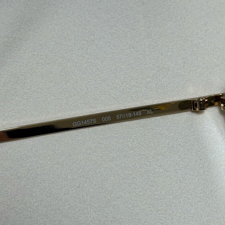 구찌 GG1457S 005 스퀘어 메탈 선글라스 이미지