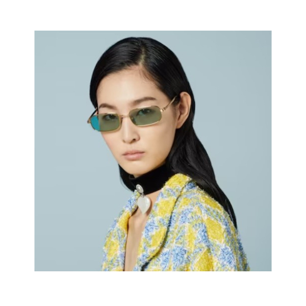 구찌 GG1457S 005 스퀘어 메탈 선글라스 이미지