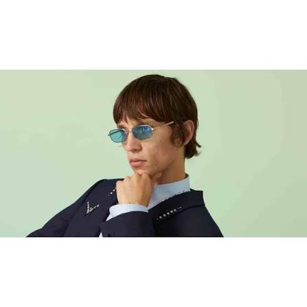 구찌 GG1457S 005 스퀘어 메탈 선글라스 이미지