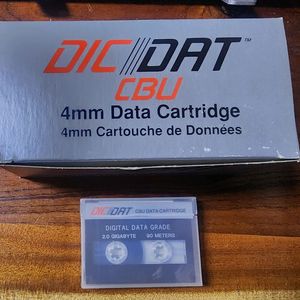 미국산 DIC DAT(DDS) 3시간용 공테이프 미개봉 1박스 이미지