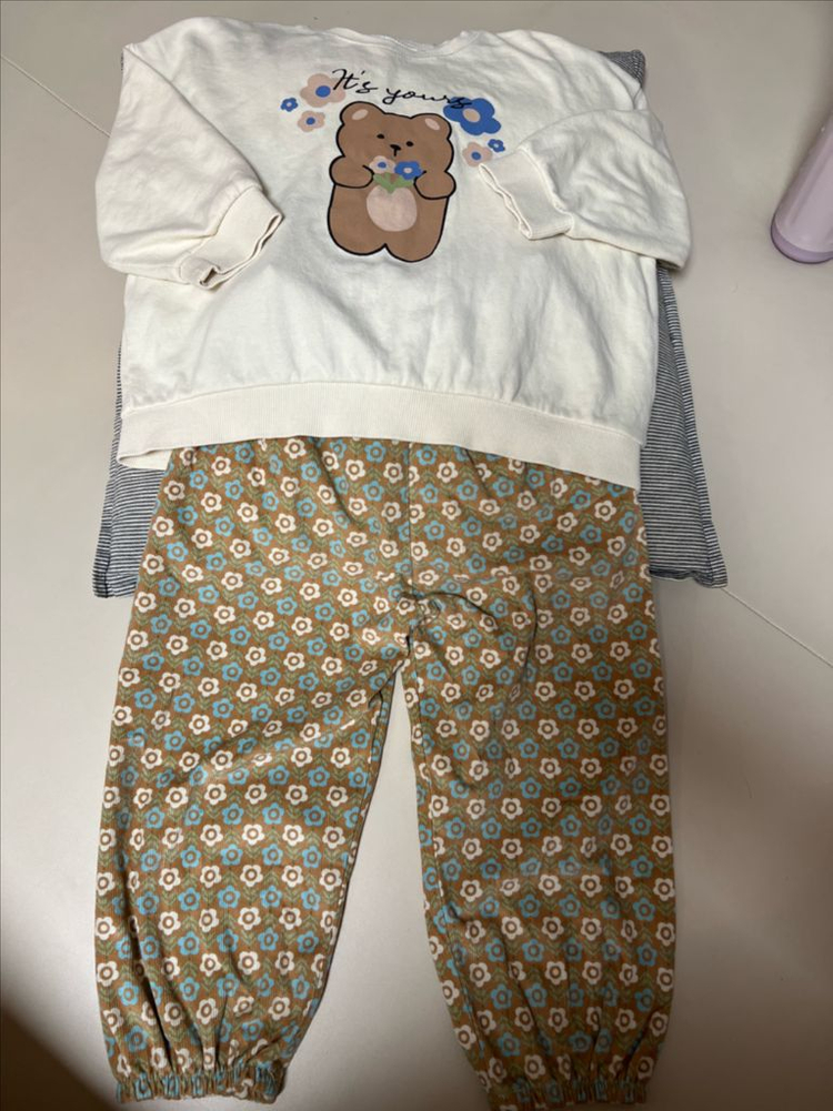 베베드피노 세일러칼라티셔츠 + 키즈꼬모 3벌 이미지