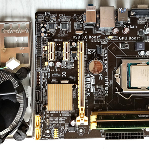 i5-4590((3.3GHz,4C,4T)CPU+H81M-K ASUS+16GB RAM 이미지