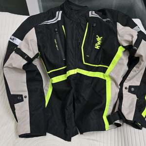 HWK 오토바이 자켓 3XL+알파인스타 바지38 이미지